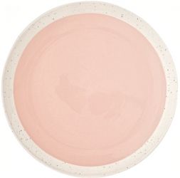 R2S Nuova Fagyi szín porcelán desszerttányér, púder rózsaszín