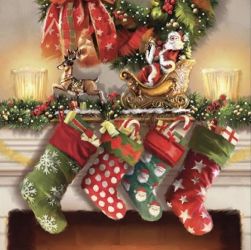 Ambiente Hanging Stockings paprszalvta 2 mretben