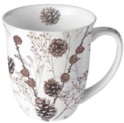 Ambiente Pine Cones porceln bgre ablakos dobozban