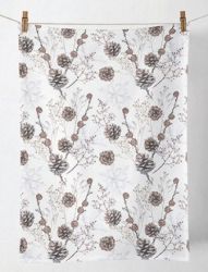 Ambiente Pine Cones pamut konyharuha