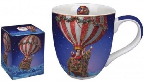 Duo Gift Santa Balloon ris porcelnbgre dobozban