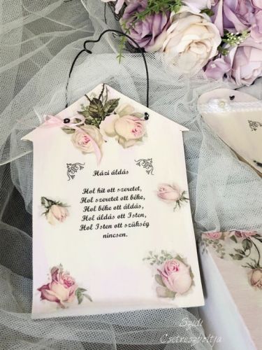 Szidi Csetreszboltja Egyedi rzss Hzi lds tblakp