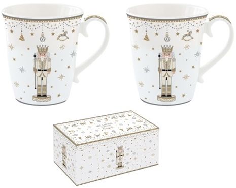 R2S Nuova Royal Nutcarcker 2darabos porceln bgre szett, dobozban