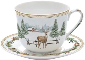 R2S Nuova White Forest porceln reggelizcssze dobozban