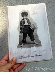 Szidi's Egyedi kulcs akaszt kisfival