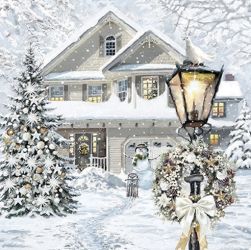 Ambiente Christmas House paprszalvta