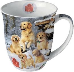 Ambiente Golden Retriver klykk porceln bgre ablakos dobozban