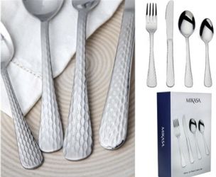 Kitchen Craft Mikasa rozsdamentes acl eveszkz kszlet, 24 rszes