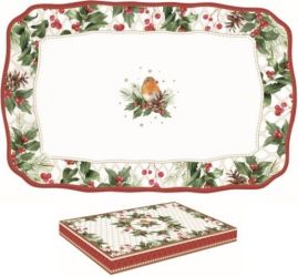 R2S Nuova Christmas Berries nagy porceln tlca dobozban