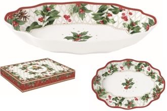 R2S Nuova Christmas Berries porceln ovl tl, dobozban