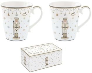 R2S Nuova Royal Nutcarcker 2darabos porceln bgre szett, dobozban