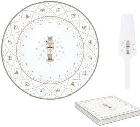R2S Nuova Royal Nutcracker porceln tortatl lapttal, dobozban
