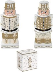 R2S Nuova Royal Nutcracker 2 rszes porceln s-bors szr szett, dobozban