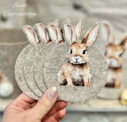 Boltze Nyuszis filc pohraltt szett