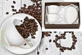 Veroni Porceln cssze aljjal, 2 szemlyes, dobozban, Linea